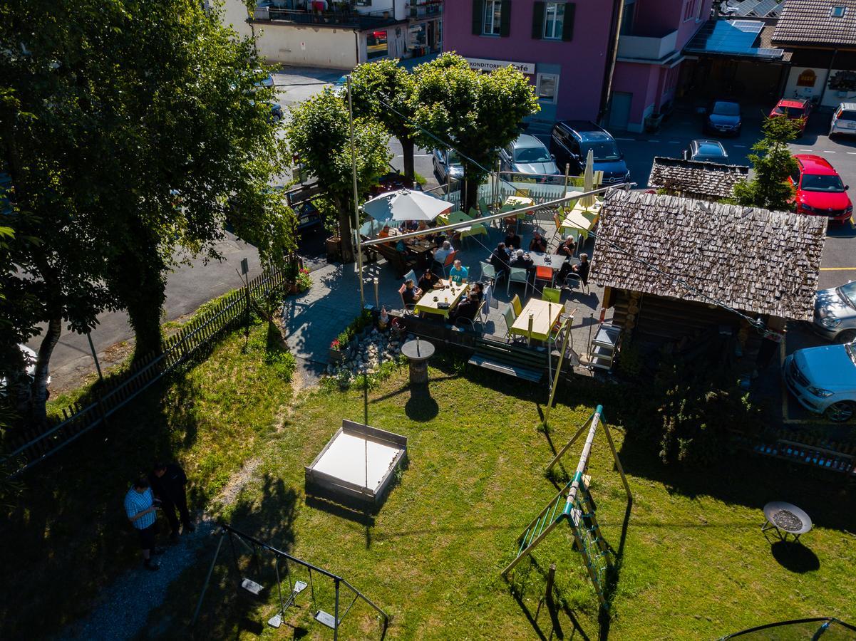 Hotel Restaurant Simplon Frutigen Exterior photo